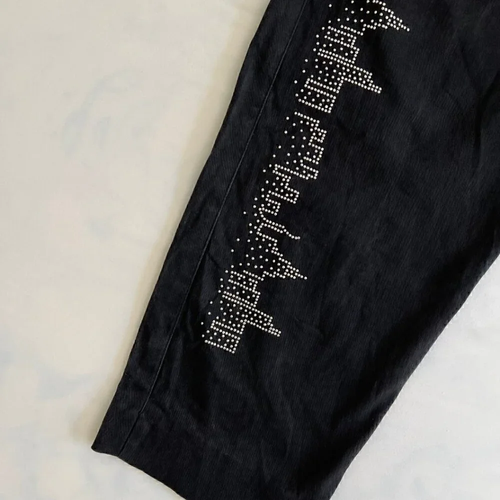 BGL Studded Cityscape Black Capris - Picture 2 of 5